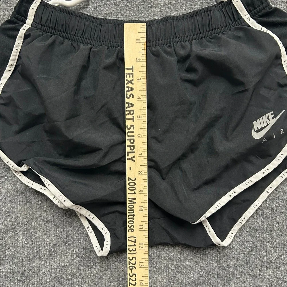 Nike Athletic Shorts Womens Size M Black Air Dri-Fit Logo Running Performance